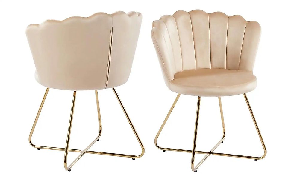 SalesFever Polsterstuhl "Komfortabler Stuhl im eleganten Design" (Set) 2 St günstig online kaufen