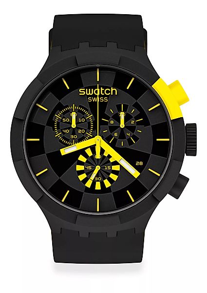 Swatch CHECKPOINT YELLOW SB02B403 Herrenchronograph günstig online kaufen