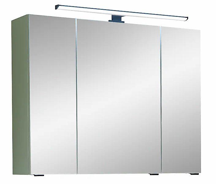 Saphir Badezimmerspiegelschrank "Quickset 500, 3 Türen, 80cm breit, LED-Auf günstig online kaufen