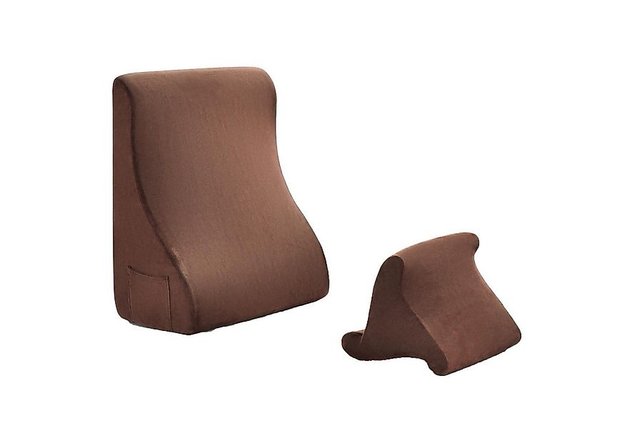 KOMFOTTEU Keilkissen, mit verstellbarem Tablethalter, Seitentasche & waschb günstig online kaufen