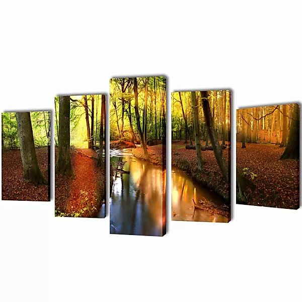 Bilder Dekoration Set Wald 200 X 100 Cm günstig online kaufen