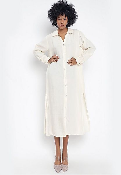 YC Fashion & Style Blusenkleid Blusenkleid aus 100% Leinen ... Basic günstig online kaufen