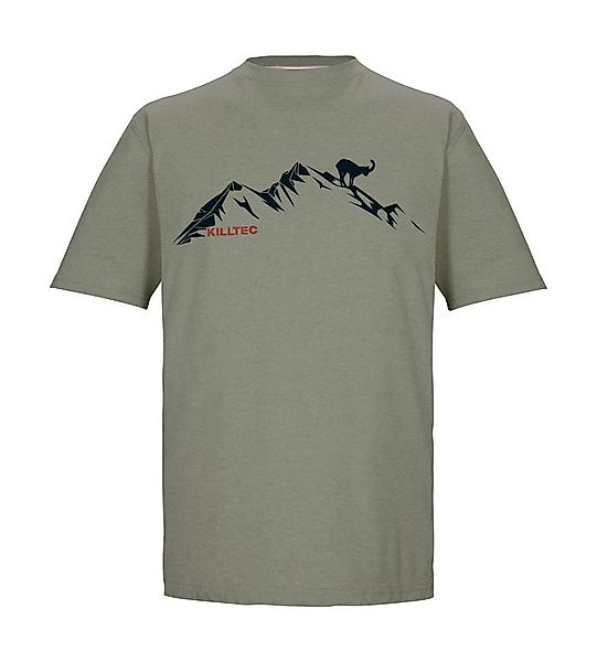 Killtec T-Shirt KOS 365 MN TSHRT Herren T-Shirt mit Melange-Optik, Bergprin günstig online kaufen