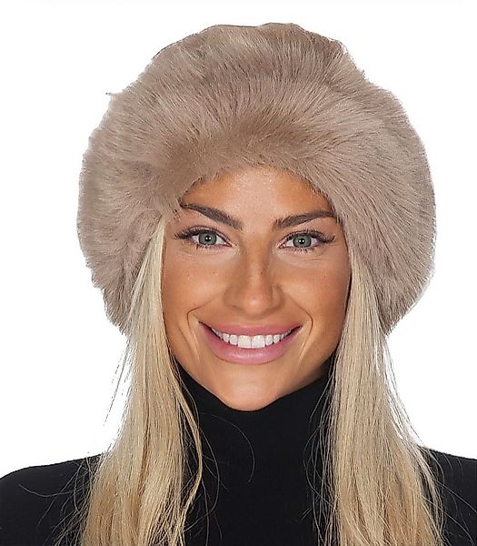 simaranda Fellimitatmützen Damen Mütze 601 Braun günstig online kaufen