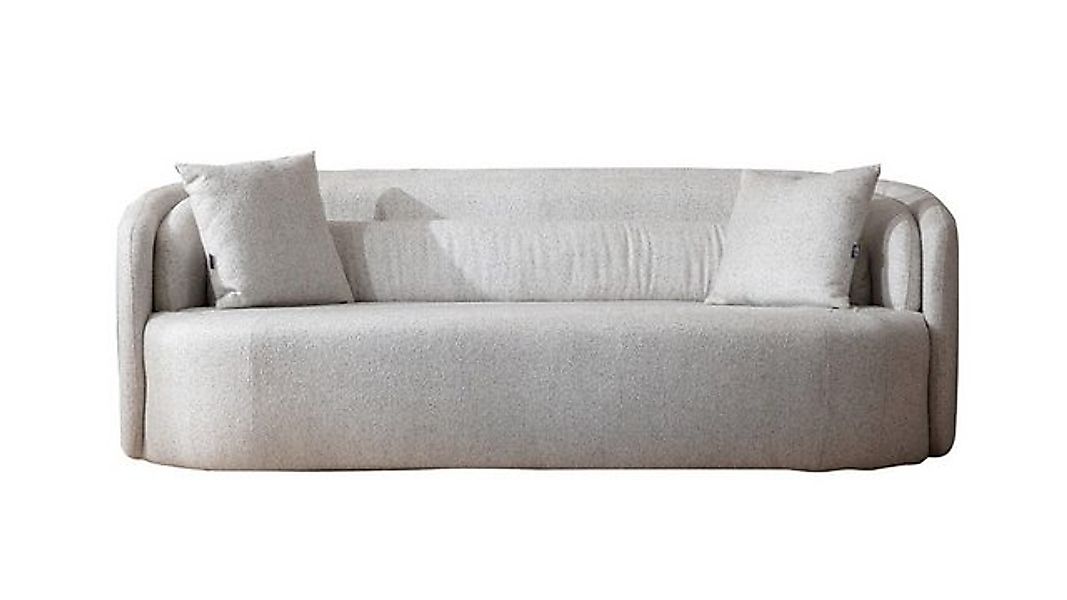 JVmoebel Sofa Dreisitzer Polstermöbel Couch 220cm Wohnlandschaft Sofa Sitzp günstig online kaufen