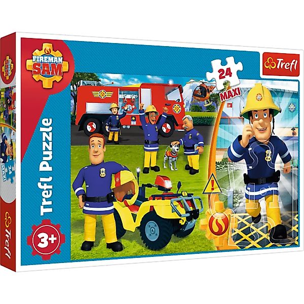 Maxi  Puzzle - Feuerwehrmann Sam - 24 Teile günstig online kaufen