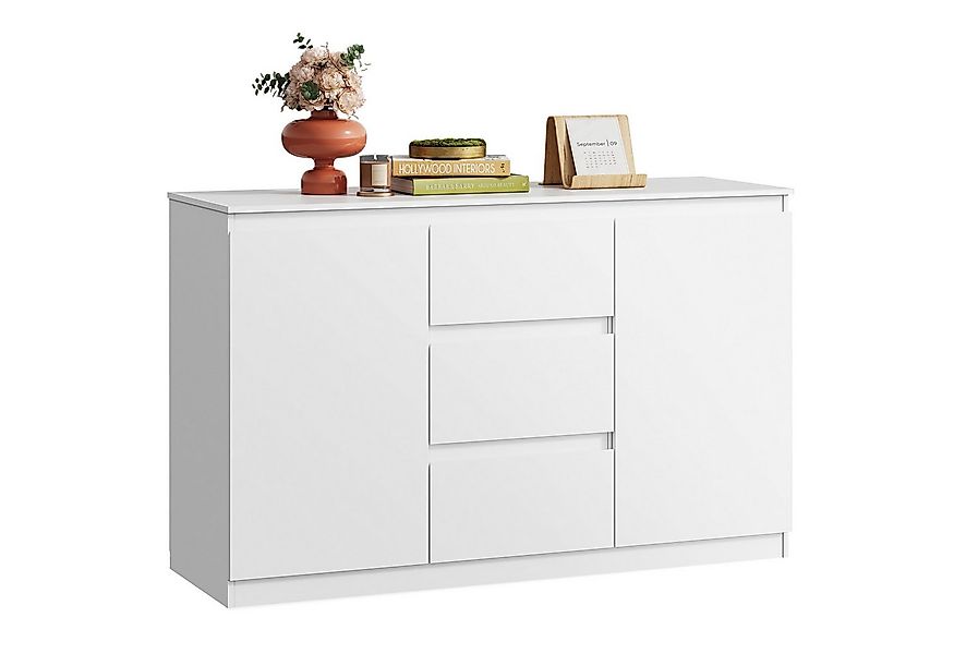 WLIVE Sideboard Kommode, Breite 80 cm, Sideboard mit 3 Schubladen & 1 Tür, günstig online kaufen