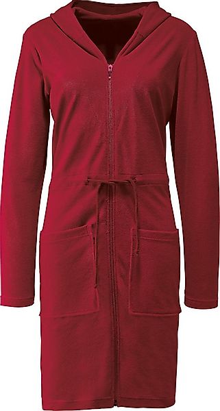 Erwin Müller Bademantel Damen-Bademantel "Limbach" mit Kapuze, Rückenlänge günstig online kaufen