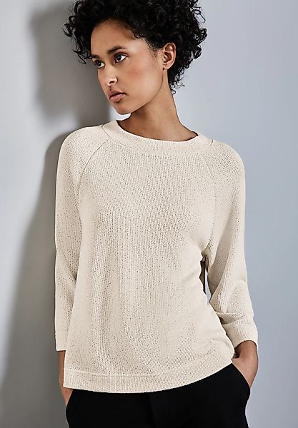 STREET ONE 3/4-Arm-Shirt, mit Tunnelzug am Saum günstig online kaufen
