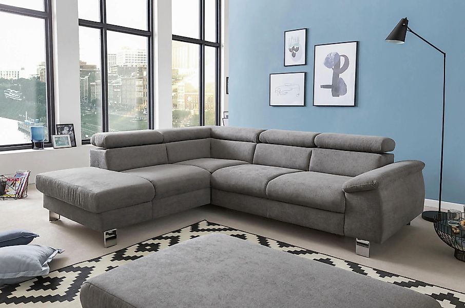 COTTA Polstergarnitur "Komaris L-Form", (Set), Set bestehend aus: Ecksofa m günstig online kaufen