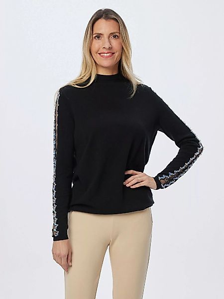 MONACO blue Strickpullover Sweater figurumspielend mit günstig online kaufen
