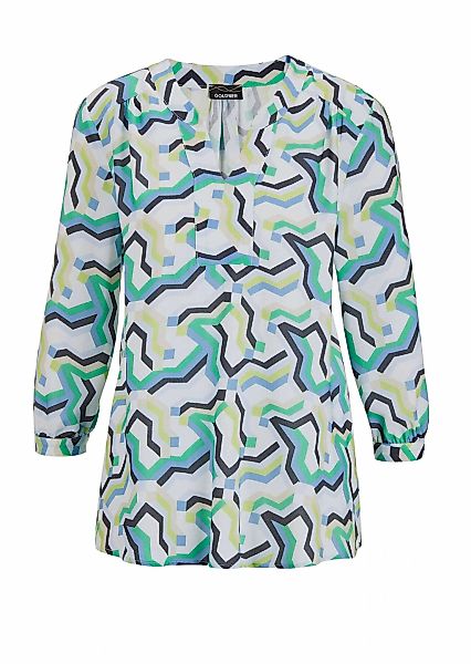 GOLDNER Tunika "Mit Allover-Print in Tunikaform, 3/4-Ärmeln" günstig online kaufen