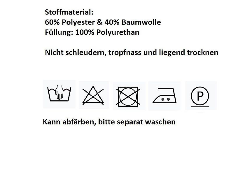 Bonvionn Stuhlkissen Vier Schleifenband Auflage Polster günstig online kaufen