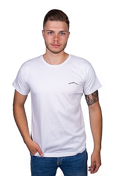 Herren T-shirt "Kili White" Aus Biobaumwolle günstig online kaufen