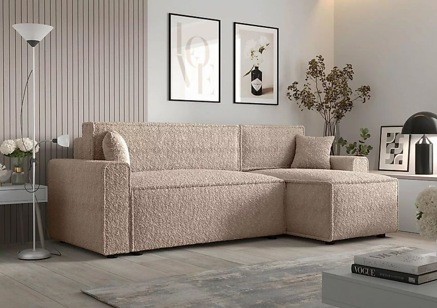 ALTDECOR Ecksofa MIR-BIS, Couch mit Schlaffunktion, Wohnzimmer - Wohnlandsc günstig online kaufen