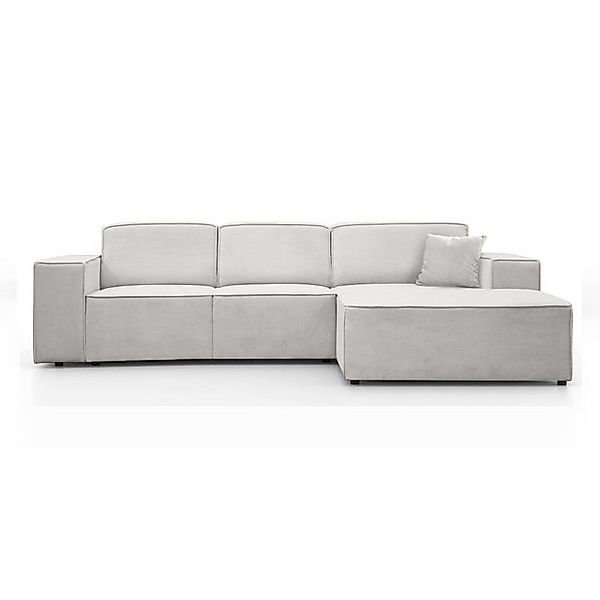 Beautysofa Ecksofa PEDRO, Breite: 267cm, viele günstig online kaufen