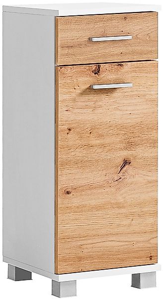 welltime Seitenschrank "Palermo, Breite 30 cm" Wechselbarer Türanschlag, Me günstig online kaufen