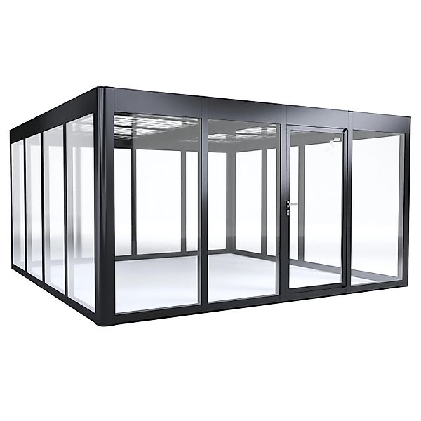 SunElements Gewächshaus SunGarden Anthrazit 19,6 m² günstig online kaufen