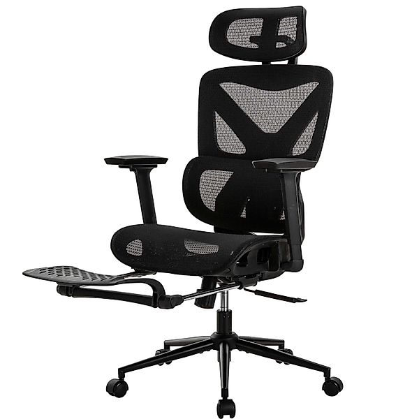 UEV Bürostuhl mit Fußstütze Mesh Ergonomisch günstig online kaufen