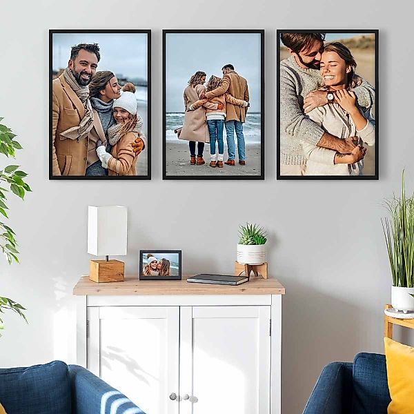 PHOTOLINI Bilderrahmen 3er Set, stabiles MDF-Holz, günstig online kaufen