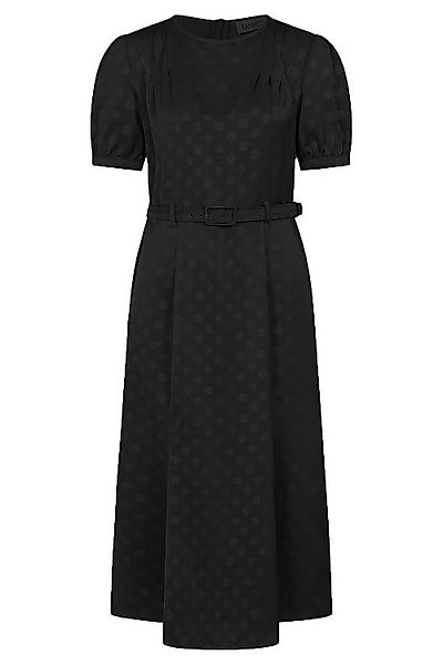 Banned A-Linien-Kleid Iris Polka Dot Schwarz Swing Vintage Rockabilly Gepun günstig online kaufen
