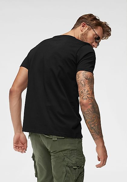 Alpha Industries Rundhalsshirt "BASIC T SMALL LOGO" günstig online kaufen