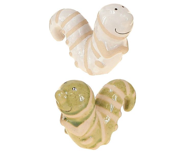 Posiwio Dekofigur Lustige Wurm Deko Keramik Raupe Frühling 2er Set Hängedek günstig online kaufen