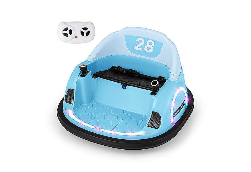 COSTWAY Elektro-Kinderauto, Belastbarkeit 25 kg, 12V Autoscooter, mit 360° günstig online kaufen