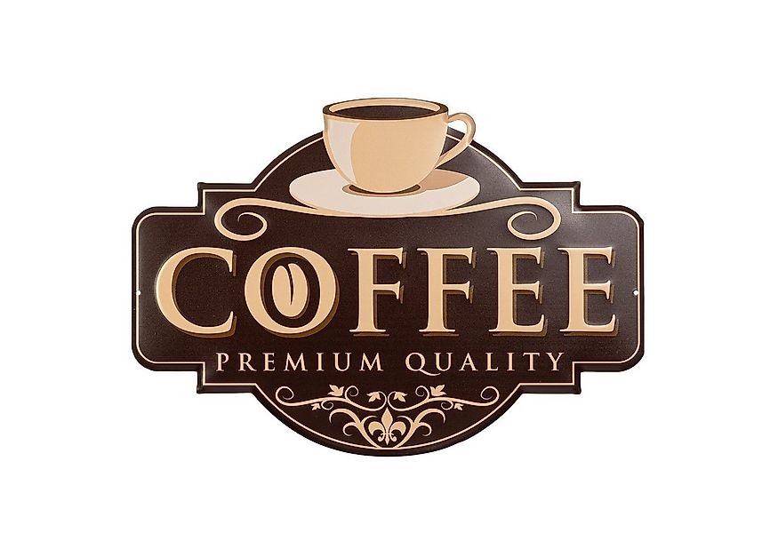 Moritz Metallschild Coffee Kaffee Cafe Tasse Barrista, Vintage Retro Deko S günstig online kaufen