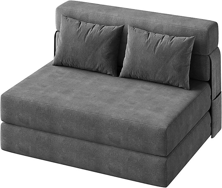 GarveeMore Schlafsofa mit Kissen,ausklappbares Zweisitzer-Sofa,umwandelbare günstig online kaufen