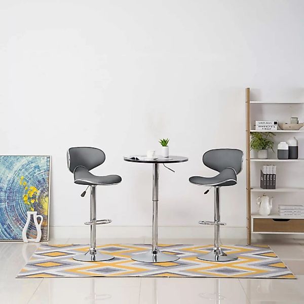 vidaXL Barhocker Barhocker 2 Stk. Grau günstig online kaufen
