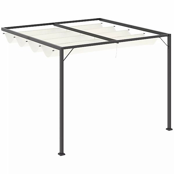 Outsunny Pavillon Sonnenmarkise mit Dach UV-Schutz, günstig online kaufen