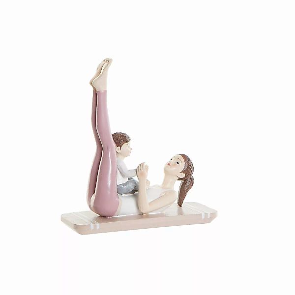 Deko-figur Dkd Home Decor Rosa Harz Yoga (15,5 X 6,5 X 17 Cm) günstig online kaufen