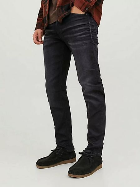 Jack & Jones Tapered-fit-Jeans Herren Jeans Comfort Hose Schwarz JJIMIKE JJ günstig online kaufen