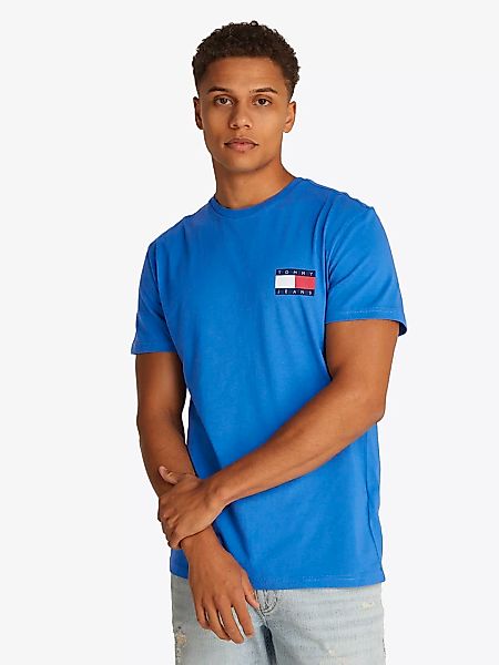 Tommy Jeans T-Shirt "TJM SLIM ESSENTIAL FLAG TEE EXT" günstig online kaufen