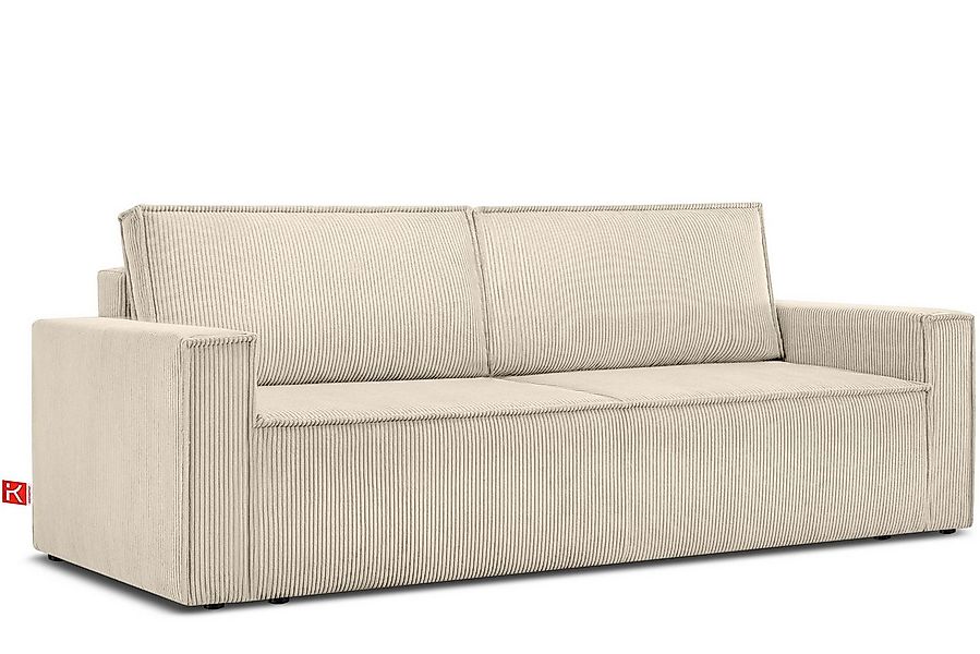 KONSIMO® 3-Sitzer NAPI Sofa mit Schlaffunktion & massivem Gestell, hergeste günstig online kaufen