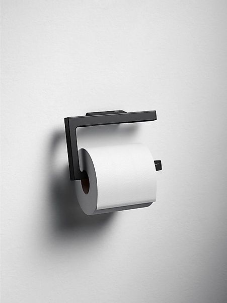 Keuco Toilettenpapierhalter Edition 11, aus Metall, schwarz-matt, offene Fo günstig online kaufen