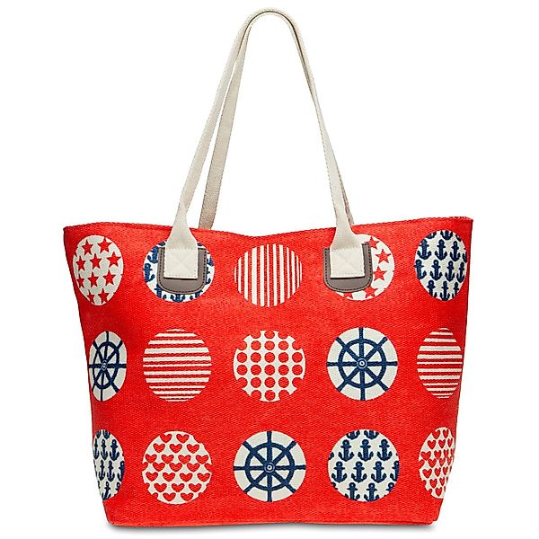 Caspar Strandtasche TS1021 große XL Damen günstig online kaufen