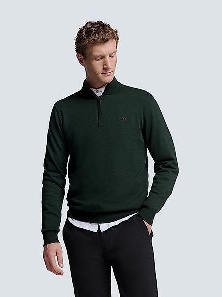 NO EXCESS Rundhalspullover No Excess Pullover mit halbem Reißverschluss günstig online kaufen
