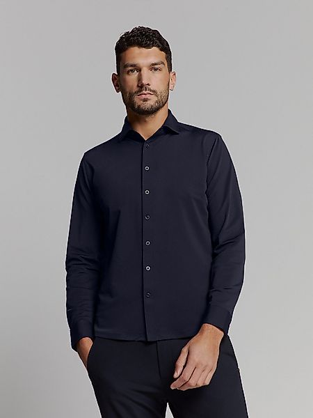 NO EXCESS Langarmhemd No Excess Jersey-reisehemd günstig online kaufen