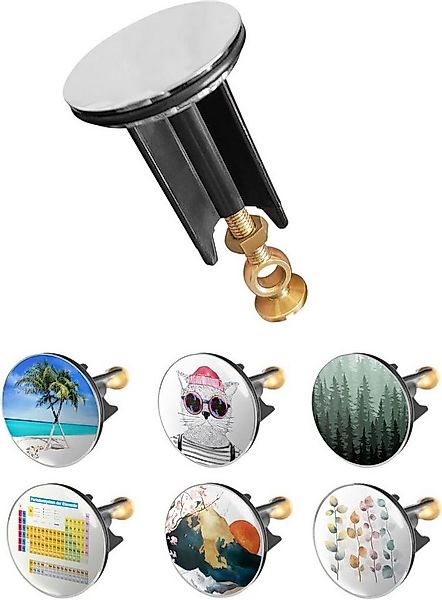 Arteneur Waschbeckenstöpsel, ⌀ 4 cm, 100% wasserdicht, extra schwerer Messi günstig online kaufen