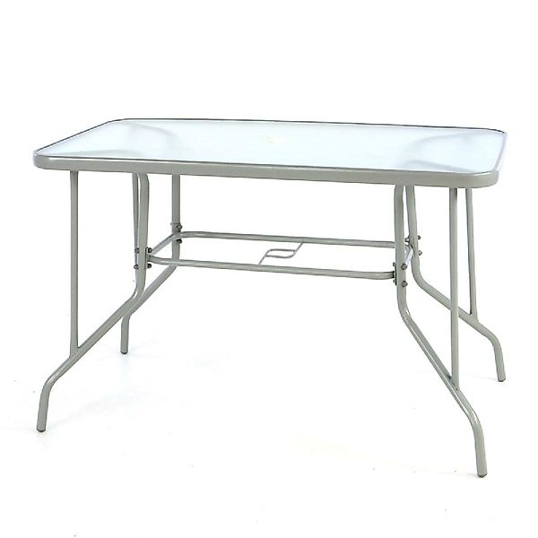 VCM Gartentisch Stahltisch mit Glasplatte und günstig online kaufen