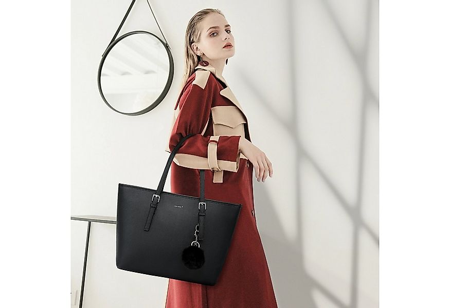 TAN.TOMI Shopper 3-Tlg Handtasche Damen Schultertasche Handtaschen Tragetas günstig online kaufen