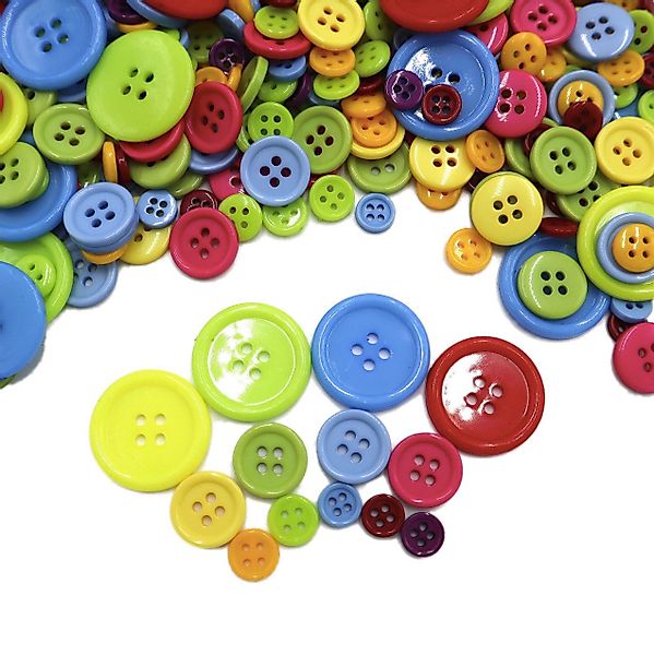 Armena Manschettenknöpfe 900/600 Stück Bunte Knöpfe für Basteln Nähen DIY i günstig online kaufen
