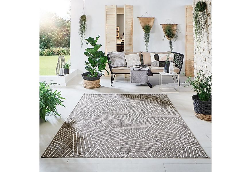 Steffensmeier Teppich Öland Kristall, Rechteckig, In- und Outdoor, wasserfe günstig online kaufen