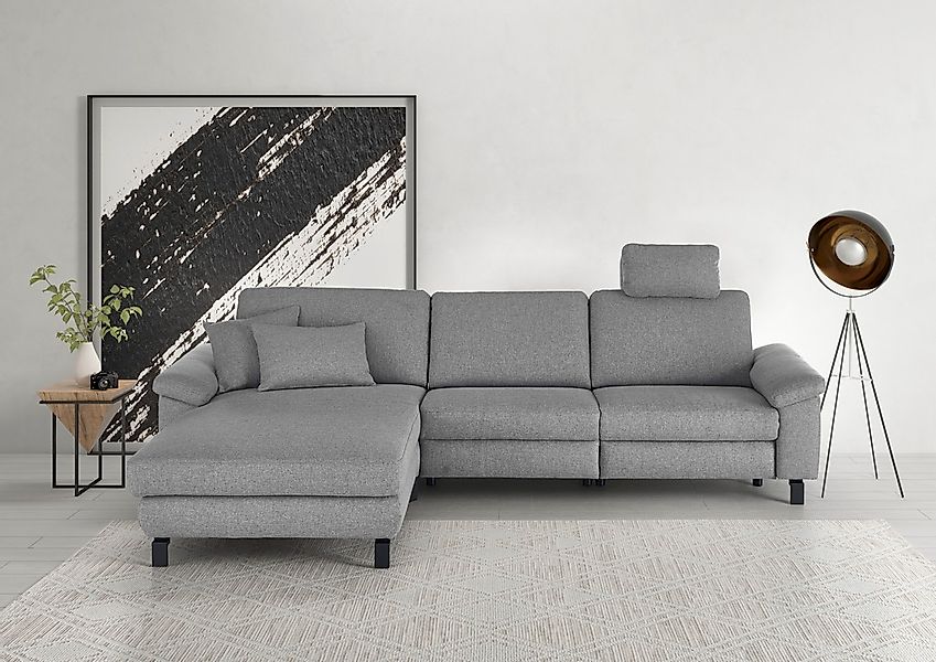 3C Candy Ecksofa »Mainau L-Form«, Relaxfunktion im 1,5-Sitzer, motorische S günstig online kaufen