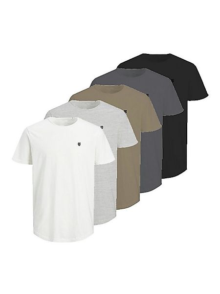 Jack & Jones Rundhalsshirt JPRBLABRODY TEE SS CREW NECK 5PK MP (Packung, 5- günstig online kaufen