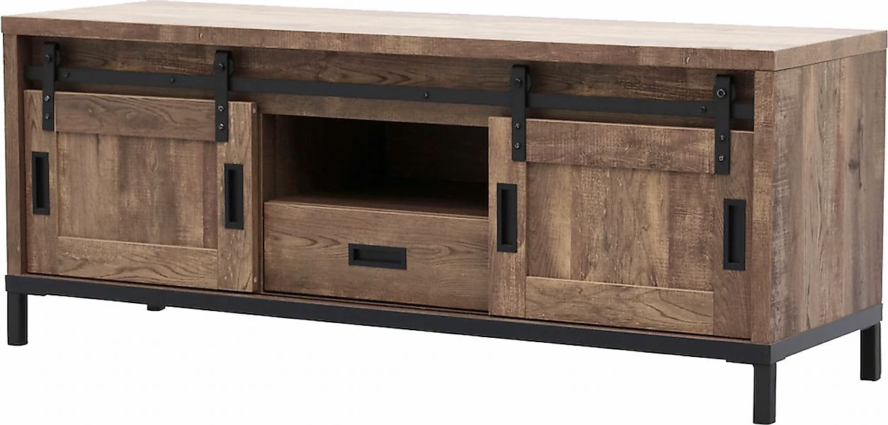 OMG Design TV-Schrank "Stanley Lowboard", mit Schiebetür, Breite 120 cm, in günstig online kaufen