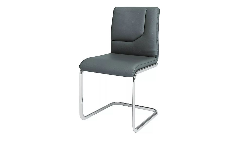 JOOP! Leder-Schwingstuhl  Straps - blau - 48 cm - 92 cm - 57 cm - Stühle > günstig online kaufen