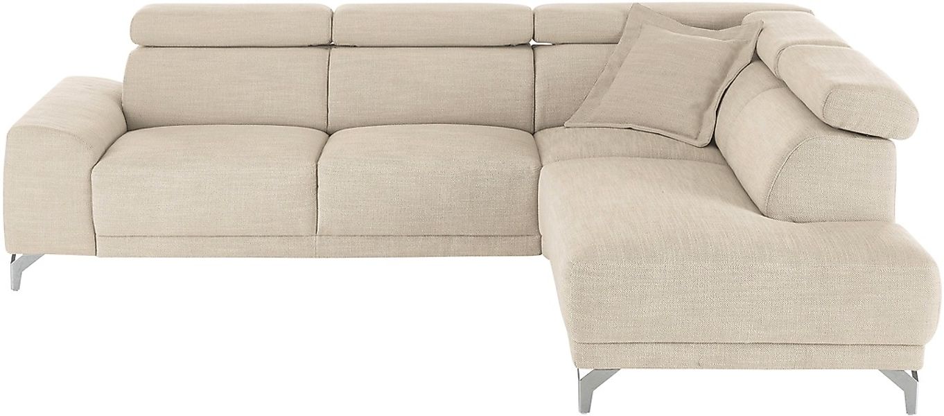 3C Candy Ecksofa »Greve Sofa immer mit manuelle Kopfteilverstellungen, mode günstig online kaufen